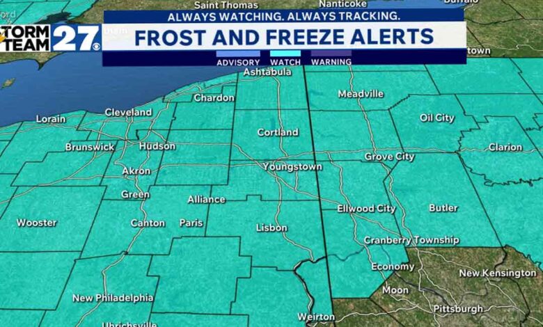Freeze Alerts